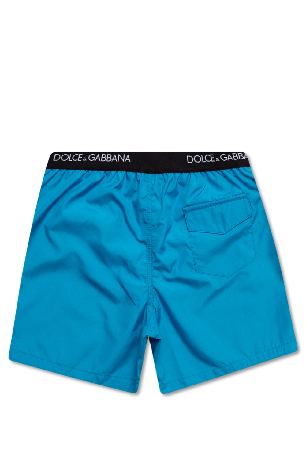 Dolce & Gabbana Kids camouflage logo-patch shorts Verde - Swim